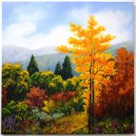 מתיחת קנבס לציור של דנה קרישמן